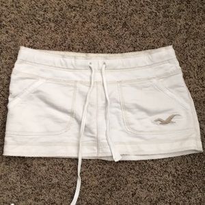 Hollister White Skirt